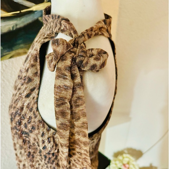 INC NEW Blouse cheetah Style size M - Picture 13 of 16